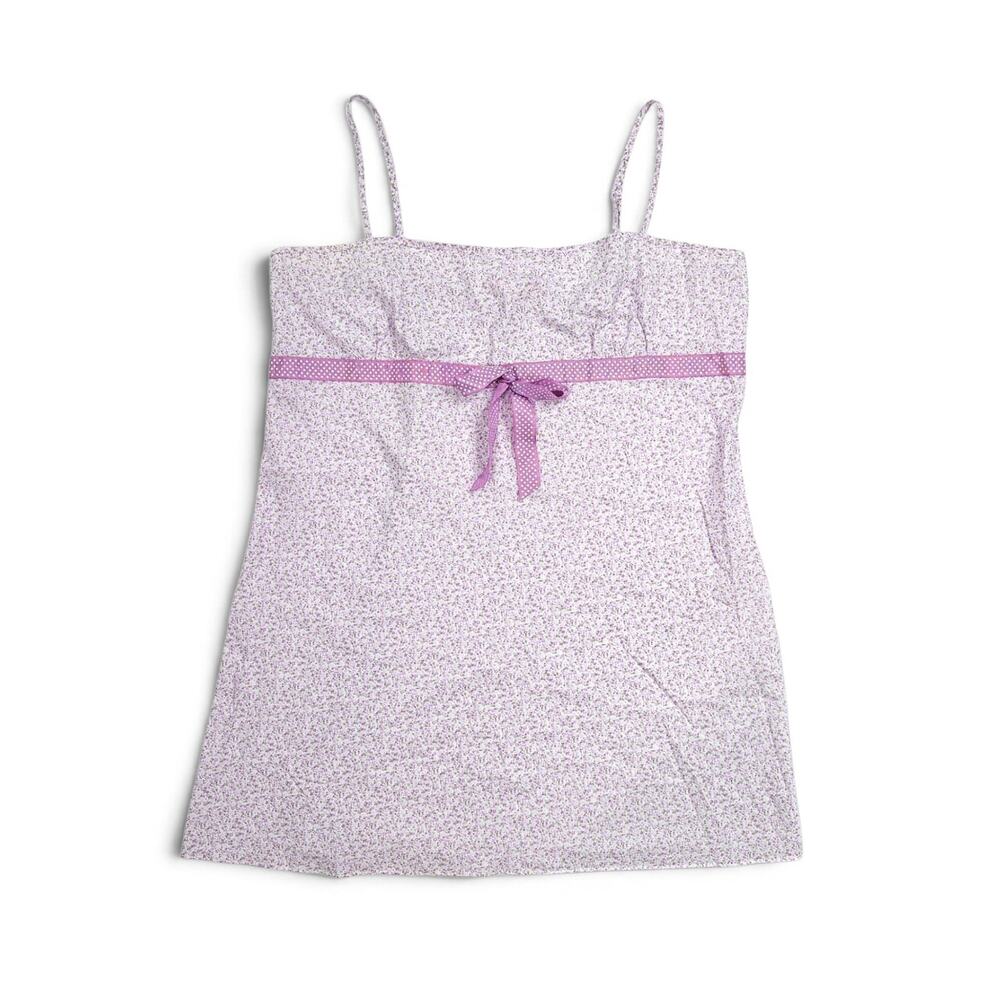 Vintage Victoria's Secret Slip Dress Cotton Coquette Cottagecore - XL
